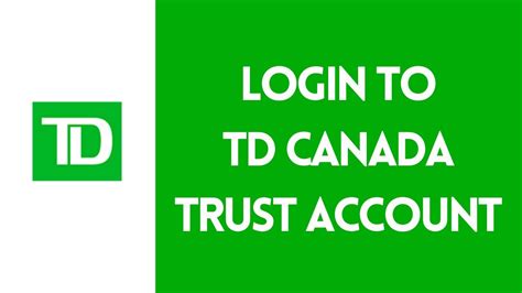 td canada trust easyweb